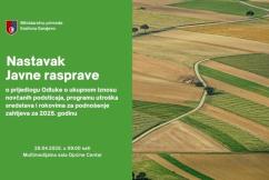 Nastavak javne rasprave